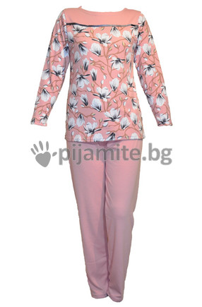 Дамска пижама интерлог - лукс Цветчета 81535